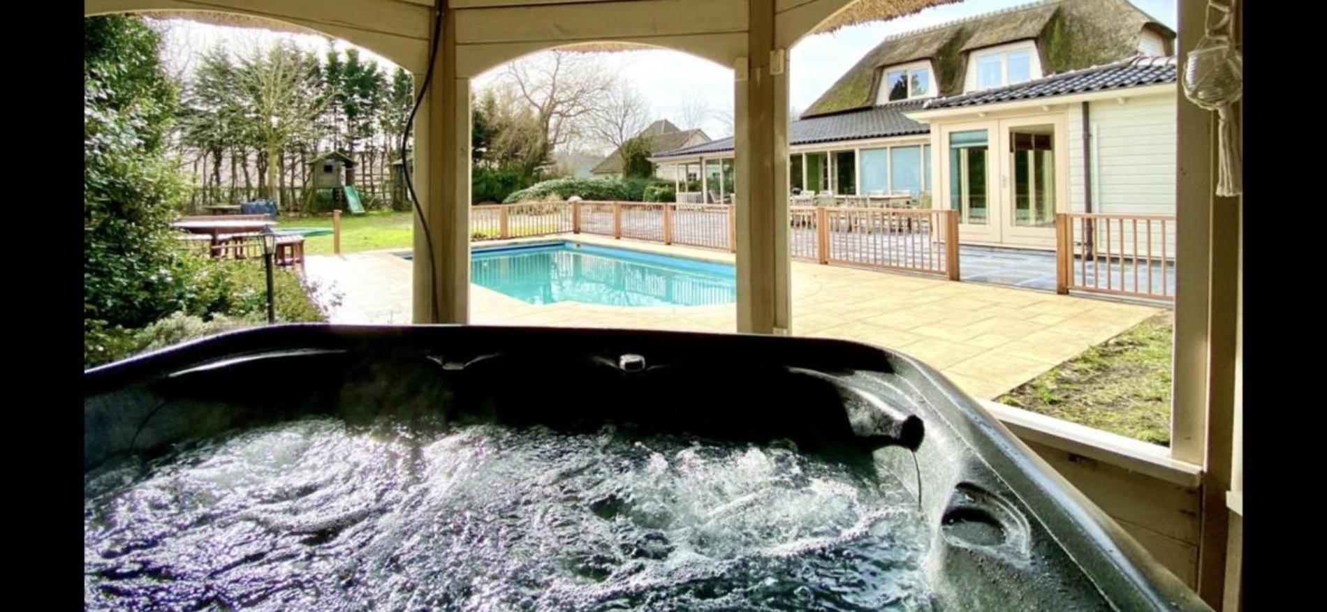 Beautiful American Style Villa With Heated Pool And Jacuzzi Heerhugowaard Ngoại thất bức ảnh